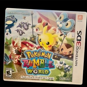 Nintendo Pokemon Rumble World 3 DS Game & Case No Manual